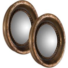 Copper Mirrors Uttermost Tropea Wall Mirror 17x17" 2