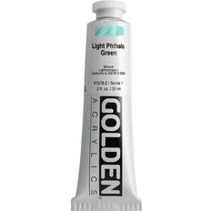 Golden Heavy Body Acrylics light phthalo green 2 oz