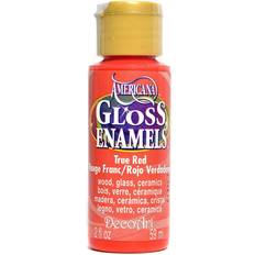 Red Enamel Paint Americana Gloss Enamels true red 2 oz