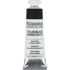 Black Oil Paint Handmade Oil Colors Italian black Roman earth 37 ml