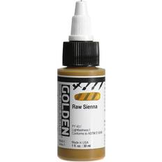 Golden Pinturas acrílicas Golden High Flow Acrylics raw sienna 1 oz