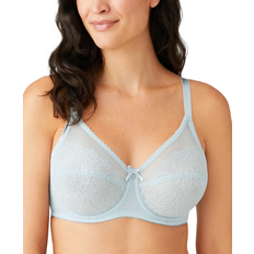 Wacoal Retro Chic Full Figure Underwire Bra - Cloud Blue