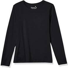 Hanes Women's Perfect-T Long Sleeve T-shirt - Ebony