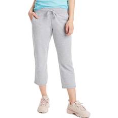 Hanes Women's French Terry Pocket Capri - Light Steel