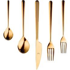 Mepra Linea Oro Flatware Cutlery Set 5pcs