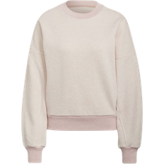 adidas Women's Studio Lounge Fleece Sweatshirt - Botanic Pink Mel