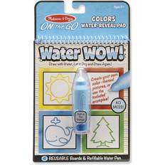 Coloring Books Melissa & Doug Water Wow Colors Shapes Water Reveal Pad On the Go Travel Activity