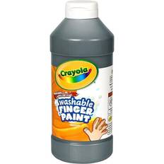 Noir Peintures pour les doigts Crayola Washable Fingerpaint Black 473ml