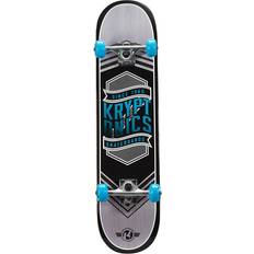 Blue Complete Skateboards Kryptonics Drop In Flag 7.5"