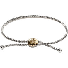 John Hardy Sterling Silver and 18K Bonded Gold Classic Chain Hammered Ball Bracelet