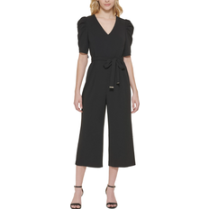 Puff Sleeve Jumpsuits & Overalls Tommy Hilfiger Puffed-Sleeve Jumpsuit - Black