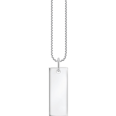 Nickel Free Necklaces Thomas Sabo Tag Necklace - Silver