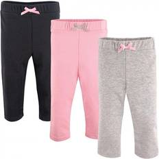 Luvable Friends Leggings 3-Pack - Light Pink/Black