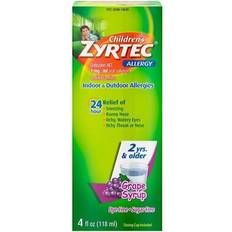 Zyrtec Children's Ages 2 Allergy Relief Grape Liquid 4oz