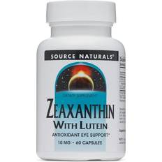 Lutein and zeaxanthin supplements Source Naturals Zeaxanthin With Lutein 60 Capsules