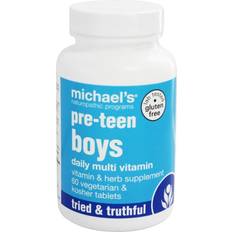 Michael's Naturopathic Programs Pre-Teen Boys Daily Multi-Vitamin 60 Vegetarian Tablets 60 pcs