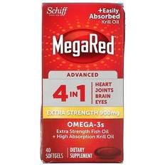 Omega 3s Schiff MegaRed Advanced 4 In 1 Omega-3s Extra Strength 900 mg 40 Softgels