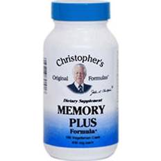 Mg original Christopher's Original Formulas Memory Plus Formula 400 mg 100 Vegetarian Caps