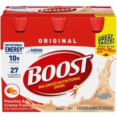 Boost Original Complete Nutritional Drink Peaches and Creme 8 fl oz Each Pack of 6