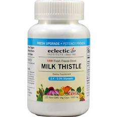 Eclectic Institute Milk Thistle 600 mg 120 Vegetarian Capsules 120 pcs