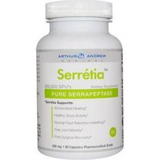 Serrapeptase Arthur Andrew Medical Serretia (Serrapeptase Enzyme) 90 caps