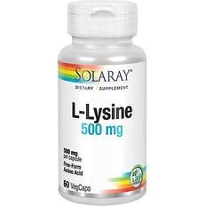 Vitamins & Supplements Solaray L-Lysine 500 mg 60 VegCaps 60 pcs