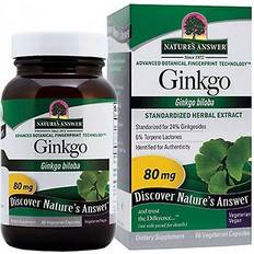 Vitamins & Supplements Nature's Answer Ginkgo Standardized 60 Veg Capsules