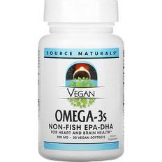 Source Naturals Vegan Omega-3s Non-Fish EPA-DHA 300 mg 30 Vegan Softgels