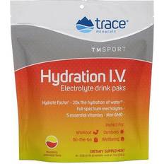 Trace Minerals Research Hydration I.V. Electrolyte Drink Paks Raspberry Lemonade Flavor 16 Packet(s)