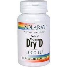 Vitamins & Minerals Solaray Dry Form Vitamin D-2 25 mcg 60 VegCaps