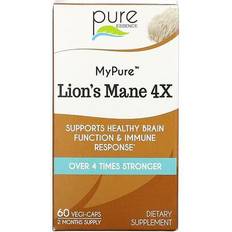 Vitamins & Supplements Pure Essence Labs MyPure Lion's Mane 4X 2250 mg 60 Vegi-Caps