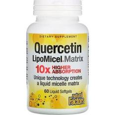 Natural Factors Quercetin LipoMicel Matrix 60 Liquid Softgels