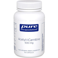 Pure Encapsulations Acetyl-l-Carnitine 500 mg 60 Capsules