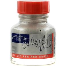 Argent Peintures acryliques Winsor & Newton and 30ml Calligraphy Ink Silver