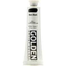 Golden Heavy Body Acrylics mars black 2 oz