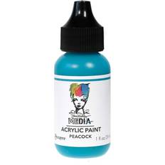 Ranger Dina Wakley Media Heavy Body Acrylic Paints 1 oz. bottle peacock