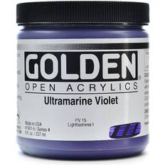 Golden OPEN Acrylic Colors ultramarine violet 8 oz. jar