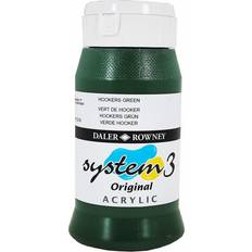 Daler Rowney System 3 Original Acrylic Color Hookers Green 500ml