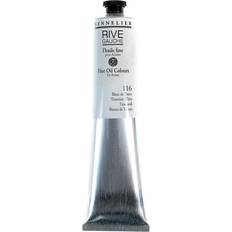 White Oil Paint Sennelier Rive Gauche Foundation Oils 200 ml titanium white