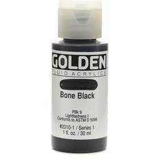 Golden Fluid Acrylics bone black 1 oz