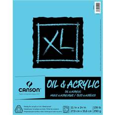 Canson XL Oil & Acrylic Canvas Pad 11 in. x 14 in. 24 sheets