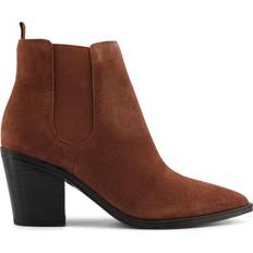 Nine West Slip-On Chelsea Boots Nine West Wyllis - Dark Brown Suede