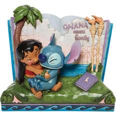 Jim shore disney Disney Traditions Lilo & Stitch Storybook Ohana Means Family by Jim Shore Statue