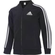 Adidas Black Jackets Children's Clothing Adidas Tricot Bomber Jacket Kids - Black (CM5182)