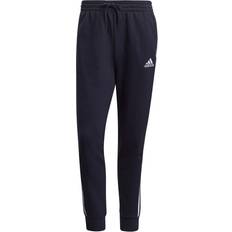 Essentials french terry tapered cuff 3 stripes bukser adidas Essentials French Terry Tapered Cuff 3 Stripes Pants - Legend Ink/White