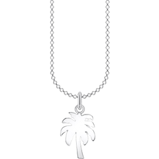 Palm smycke halsband Thomas Sabo Charm Club Delicate Palm Tree Necklace - Silver