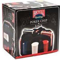 Bicycle Revolving Poker Chip Rack with Chips and Cards