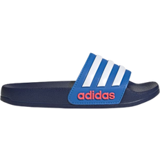 Adidas Blue Slippers Children's Shoes Adidas Kid's Adilette Shower Slides - Dark Blue/Cloud White/Blue Rush