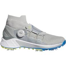 Fast Lacing System - Women Golf Shoes Adidas ZG21 Motion Primegreen Boa Mid Golf W - Grey Two/Pulse Yellow/Focus Blue