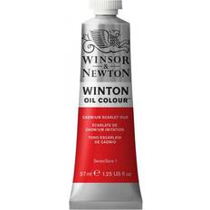 Rouge Peintures à l'Huile Winsor & Newton Winton Oil Colour Cadmium Scarlet Hue 37ml